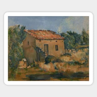 Abandoned House near Aix-en-Provence by Paul Cezanne Magnet